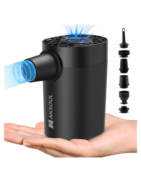 Bomba de Aire Portátil AKSOUL 200L/min para Inflables Bomba de Aire Portátil AKSOUL 200L/min para Inflables