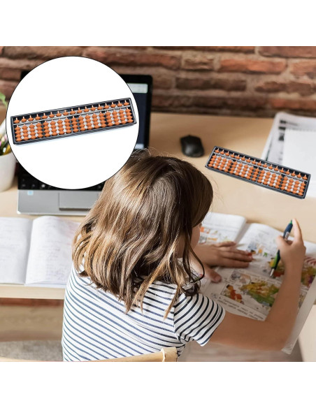 Ábaco Profesional DRWH 17 Dígitos 26.5 cm para Cálculo Ábaco Profesional DRWH 17 Dígitos 26.5 cm para Cálculo