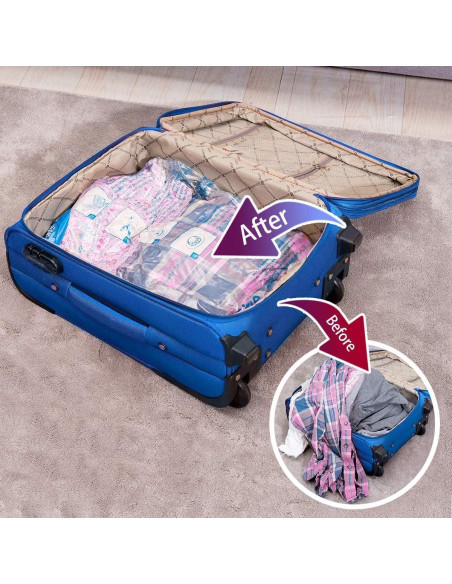 Bolsas de Almacenamiento al Vacío MEIQIHOME 10 Pequeñas 61x41cm Bolsas de Almacenamiento al Vacío MEIQIHOME 10 Pequeñas 61x41cm