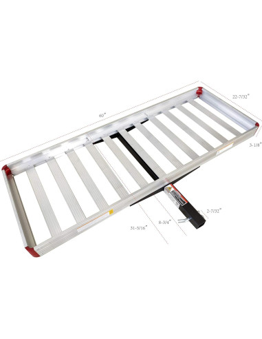 Portaequipajes de Aluminio MaxxHaul 60" x 22" - 226.8 kg