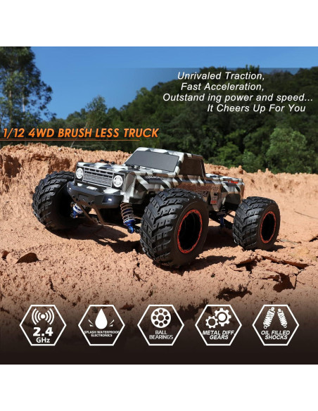Coche RC 4X4 Haiboxing 903A Todo Terreno 55KM/H Coche RC 4X4 Haiboxing 903A Todo Terreno 55KM/H