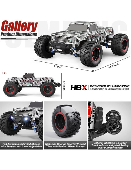 Coche RC 4X4 Haiboxing 903A Todo Terreno 55KM/H Coche RC 4X4 Haiboxing 903A Todo Terreno 55KM/H