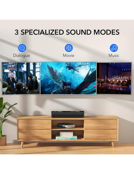 Barra de Sonido 2.1 Larksound con Subwoofer y Bluetooth
