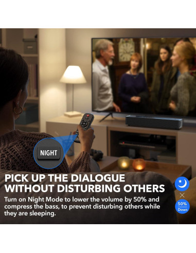 Barra de Sonido 2.1 Larksound con Subwoofer y Bluetooth