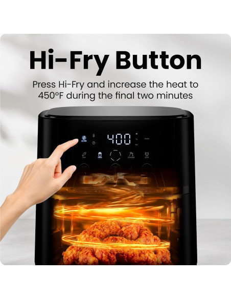 Freidora de Aire Chefman TurboFry 3.7L - Compacta y Táctil Freidora de Aire Chefman TurboFry 3.7L - Compacta y Táctil
