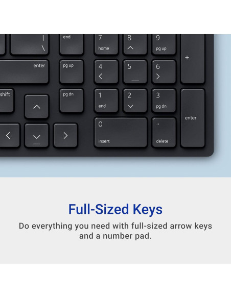 Combo Teclado y Ratón Silencioso Dell KM555 - Accesos Rápidos Combo Teclado y Ratón Silencioso Dell KM555 - Accesos Rápidos