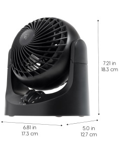 Ventilador de Escritorio IRIS USA WOOZOO Mini 3 Velocidades 2