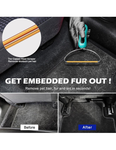 Juego de 3 Removedores de Pelo de Mascotas Airbee