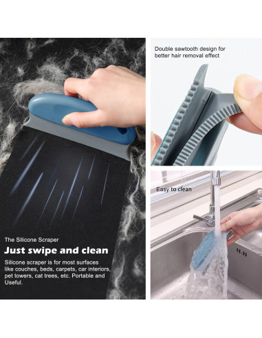 Juego de 3 Removedores de Pelo de Mascotas Airbee