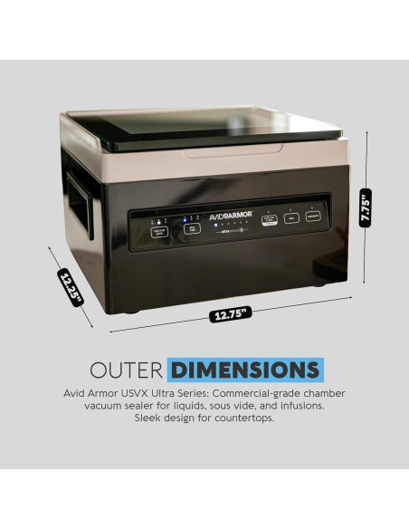 Selladora al Vacío Avid Armor USVX 10" Compacta para Alimentos Selladora al Vacío Avid Armor USVX 10" Compacta para Alimentos