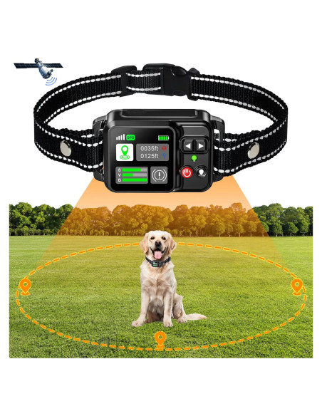 Cerca Inalámbrica para Perros GPS WubbaNub, Alcance 15-2000m Cerca Inalámbrica para Perros GPS WubbaNub, Alcance 15-2000m