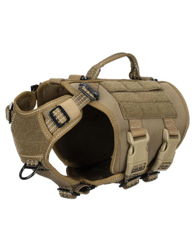 Arnés Táctico Reflectante ICEFANG GN3 para Perros Pequeños