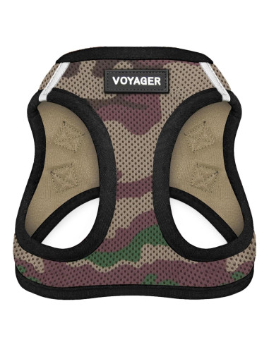 Arnés para Perros y Gatos Best Pet Supplies - Reflectante, Malla Todo Clima, Talla XXXS