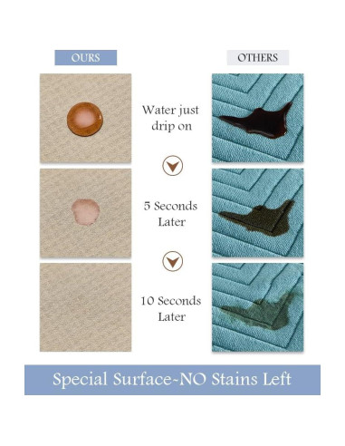 Alfombra de Baño Antideslizante MontVoo 43x68cm Beige