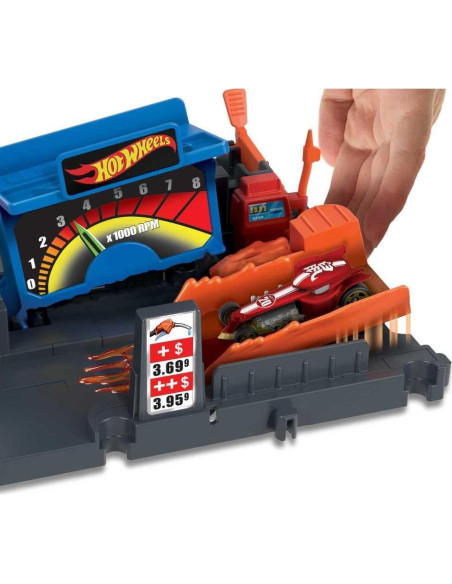 Estación de Combustible Hot Wheels Shift Station 1 Vehículo Estación de Combustible Hot Wheels Shift Station 1 Vehículo