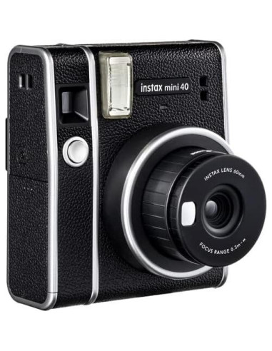 Cámara Instantánea Fujifilm Instax Mini 40 Vintage Negra