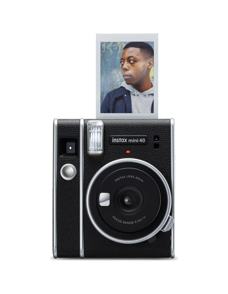 Cámara Instantánea Fujifilm Instax Mini 40 Vintage Negra Cámara Instantánea Fujifilm Instax Mini 40 Vintage Negra