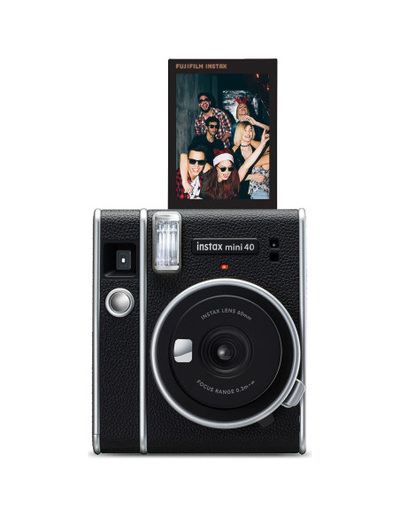 Cámara Instantánea Fujifilm Instax Mini 40 Vintage Negra Cámara Instantánea Fujifilm Instax Mini 40 Vintage Negra