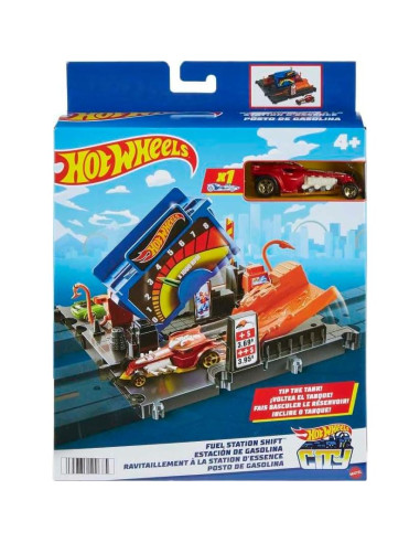 Estación de Combustible Hot Wheels Shift Station 1 Vehículo