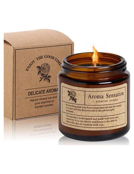 Vela Aromática de Lavanda Teebacco 85 g - Soja No Tóxica Vela Aromática de Lavanda Teebacco 85 g - Soja No Tóxica