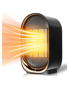 Calentador Eléctrico Portátil LINFOX Q22 Negro 0.79kg 110V