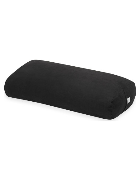 Cojín de Soporte para Yoga Gaiam Bolster Rectangular Negro Cojín de Soporte para Yoga Gaiam Bolster Rectangular Negro