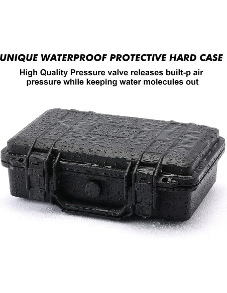 Caja de Almacenamiento Impermeable CASOMAN 3.6L Negra IP67 Caja de Almacenamiento Impermeable CASOMAN 3.6L Negra IP67