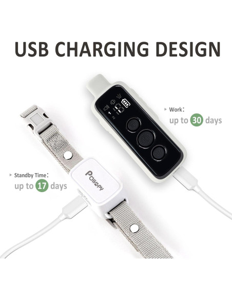 Collar de Entrenamiento para Perros POIIOPY P-510 Citronela Collar de Entrenamiento para Perros POIIOPY P-510 Citronela