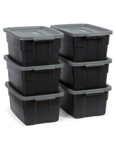 Contenedor de Almacenamiento Rubbermaid Roughneck 11.4L - 6 Piezas