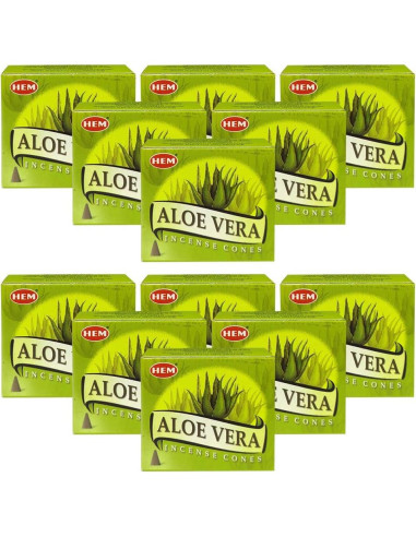 Kit de Incienso Aloe Vera Hem con Soporte Trumiri 295g