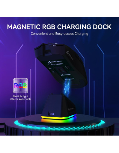 Ratón Gaming Inalámbrico ATTACK SHARK X11 22K DPI RGB