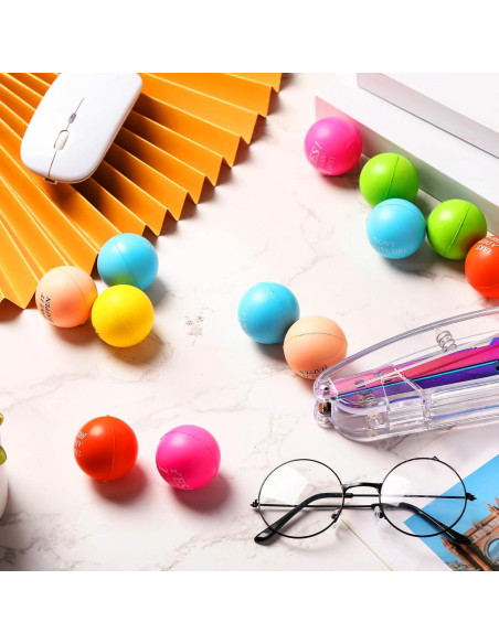 Bolas de Estrés Motivacionales Sotiff - 100 Piezas Coloridas Bolas de Estrés Motivacionales Sotiff - 100 Piezas Coloridas