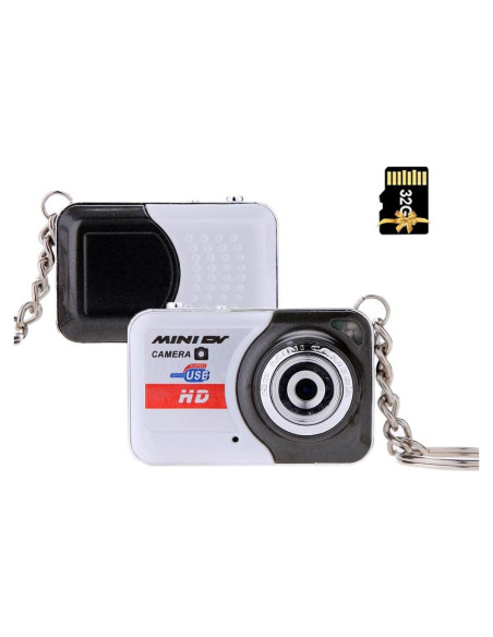Cámara Digital Andoer X6 Compacta 1.3 MP Gris con 32 GB Cámara Digital Andoer X6 Compacta 1.3 MP Gris con 32 GB