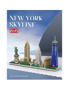 Set de Construcción dOvOb Horizonte de Nueva York 3048 Piezas 2