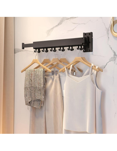 Estante Plegable para Secar Ropa HEILAIYI Montaje en Pared