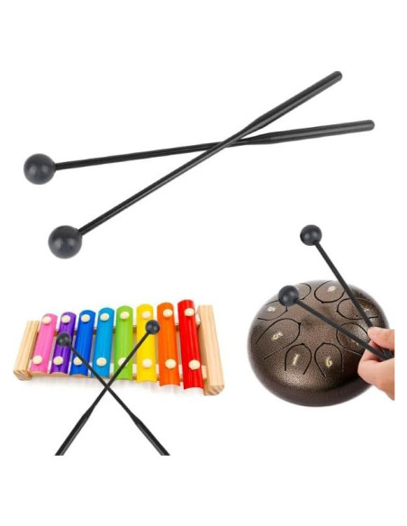 Mallets de Tambor de Lengua Tissting 30.48 cm para Percusión Mallets de Tambor de Lengua Tissting 30.48 cm para Percusión