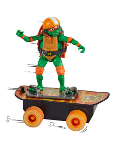 Tortugas Ninja Michelangelo Patineta Motorizada con Rampa 2