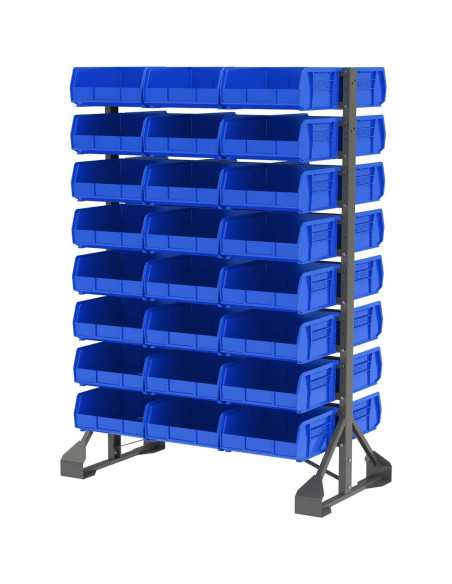 Bins de Almacenamiento Apilables Akro-Mils 30235, 6 Unidades, 28x28x13 cm, Negro Bins de Almacenamiento Apilables Akro-Mils 30235, 6 Unidades, 28x28x13 cm, Negro