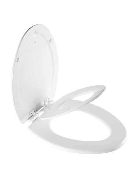Asiento de Inodoro Mayfair Elongado con Entrenador Infantil Blanco Asiento de Inodoro Mayfair Elongado con Entrenador Infantil Blanco
