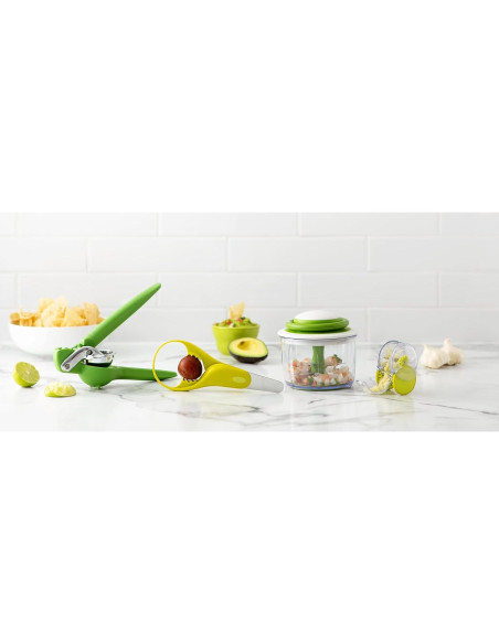 Picador de Alimentos Manual Chef'n VeggiChop Rúcula 13.97 cm Picador de Alimentos Manual Chef'n VeggiChop Rúcula 13.97 cm