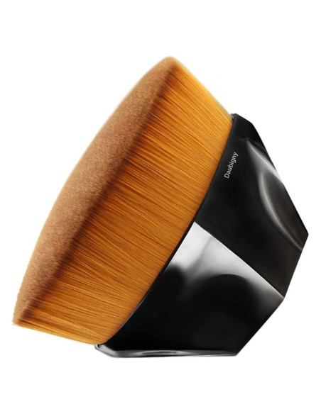 Brocha de Maquillaje Daubigny Base Kabuki Hexagonal Negra Brocha de Maquillaje Daubigny Base Kabuki Hexagonal Negra
