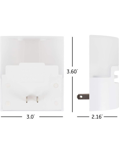 Luz Nocturna LED Regulable GE UltraBrite 100 Lúmenes Blanca