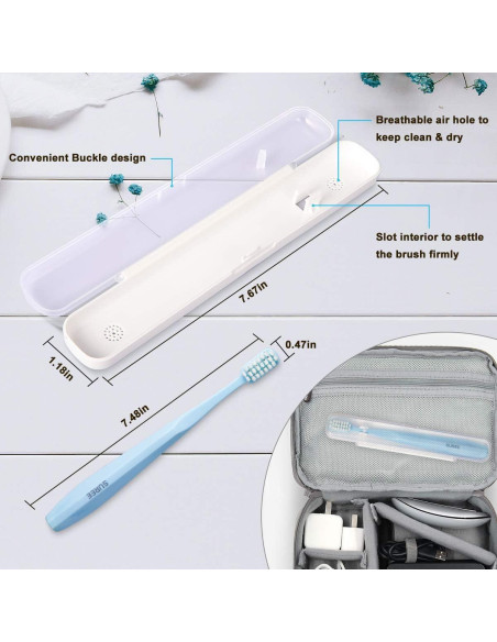 Cepillo de Dientes Extra Suave SUREE para Dientes Sensibles - 4 Paquetes Cepillo de Dientes Extra Suave SUREE para Dientes Sensibles - 4 Paquetes