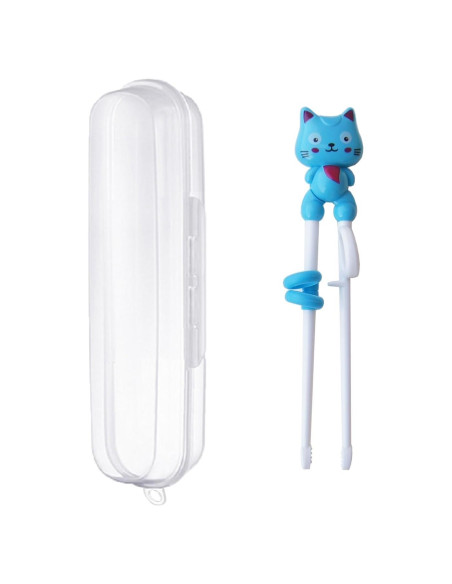 Palillos de Entrenamiento para Niños Bolonie - Azul, 18.8 cm Palillos de Entrenamiento para Niños Bolonie - Azul, 18.8 cm