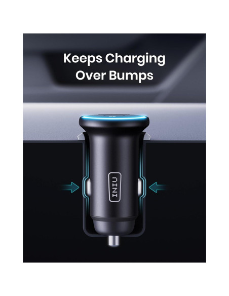 Cargador de coche INIU 66W USB-C y USB-A carga rápida Cargador de coche INIU 66W USB-C y USB-A carga rápida