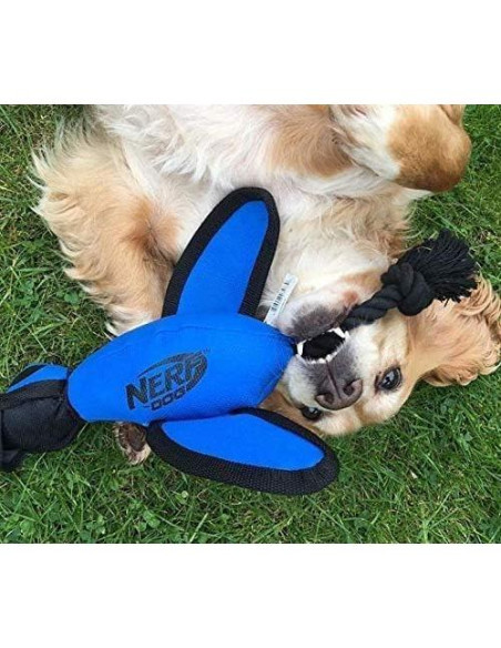 Lanzador de Juguete para Perros Nerf Dog Pato Azul 41.91 cm Lanzador de Juguete para Perros Nerf Dog Pato Azul 41.91 cm
