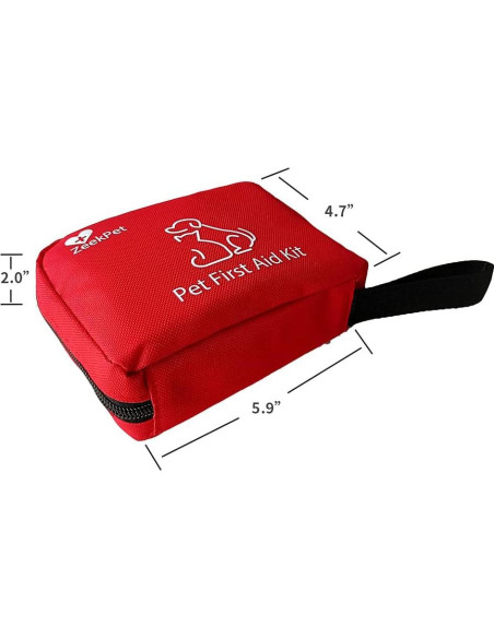 Kit de Primeros Auxilios para Mascotas ZeekPet 16.3x12.7cm Kit de Primeros Auxilios para Mascotas ZeekPet 16.3x12.7cm