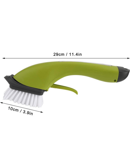 Cepillo de Cocina Zerodis con Dispensador de Jabón Verde Cepillo de Cocina Zerodis con Dispensador de Jabón Verde