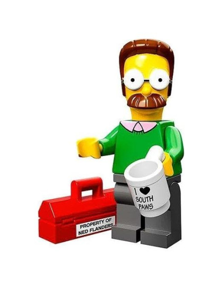 Minifigura LEGO Ned Flanders 3 años y más 11,2x8,6 cm Minifigura LEGO Ned Flanders 3 años y más 11,2x8,6 cm