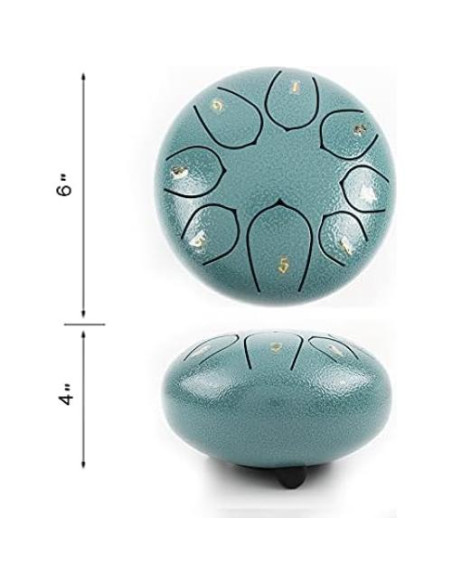 Tambor de Lengua de Acero 15 cm 8 Notas Cozykit Tambor de Lengua de Acero 15 cm 8 Notas Cozykit